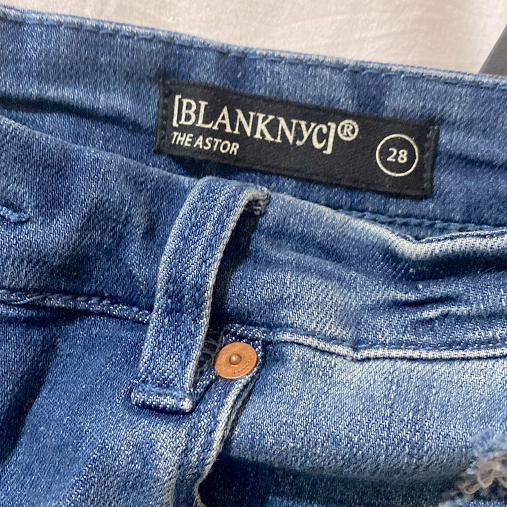 Women’s Blank NYC Astor Denim Cut-Off Shorts, Size 28 - NWT